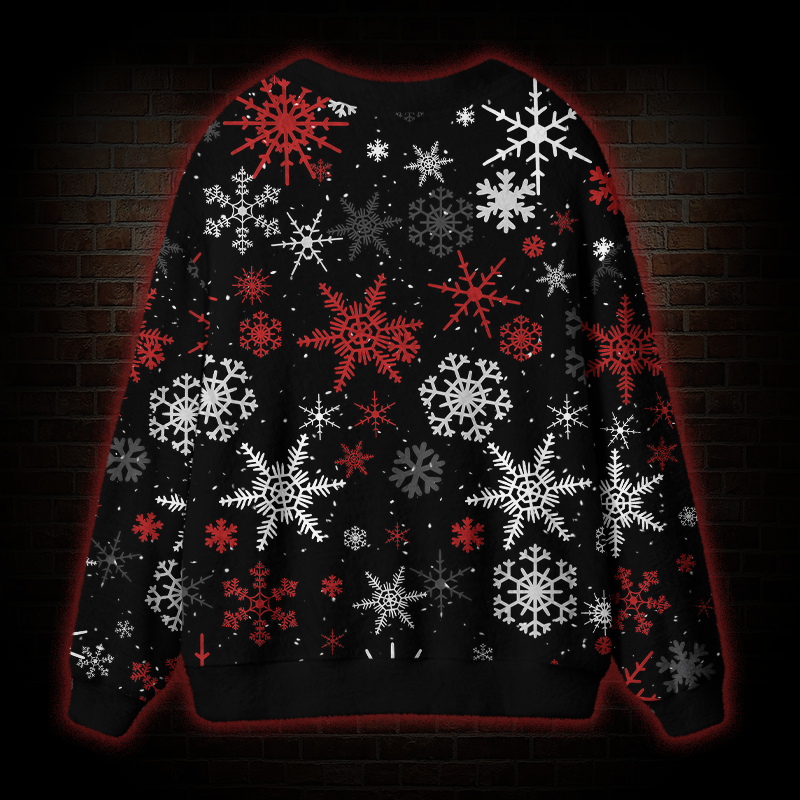 Midnight Snowfall Cardigan Sweater