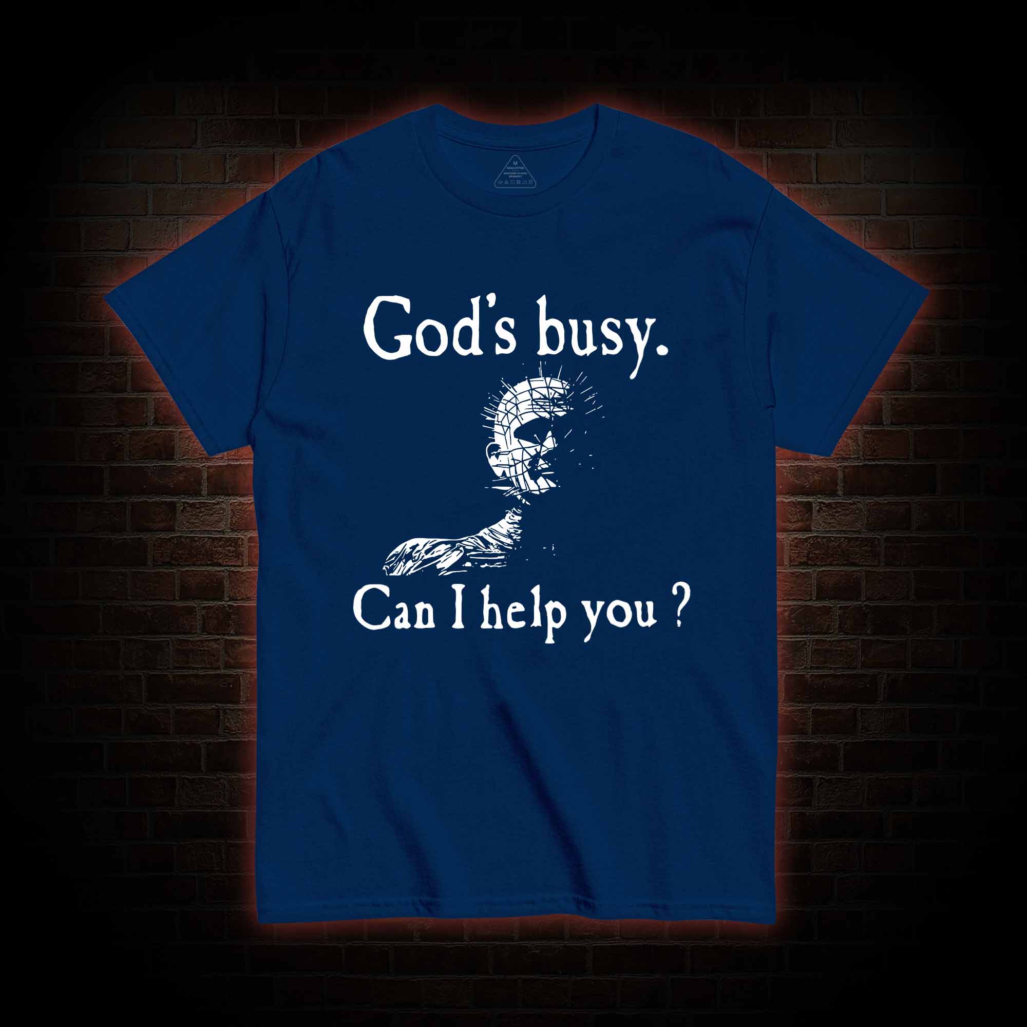 God’s Busy Can I Help You? T-shirt