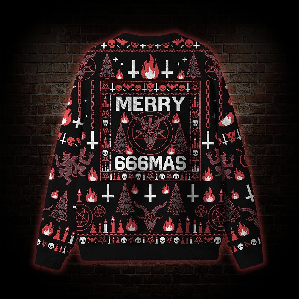 Infernal Christmas Ugly Sweatshirts