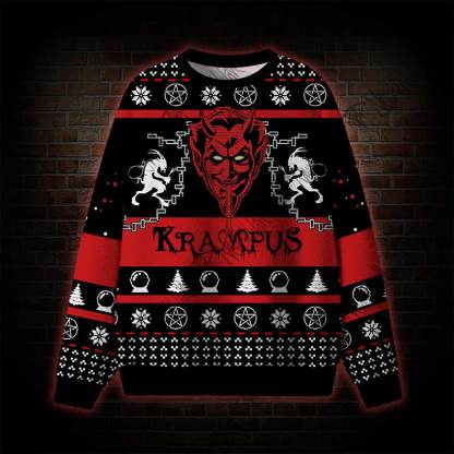 Krampus Horror Ugly Sweatshirts