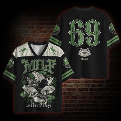 Man I Love Frogs MILF Mesh Jersey