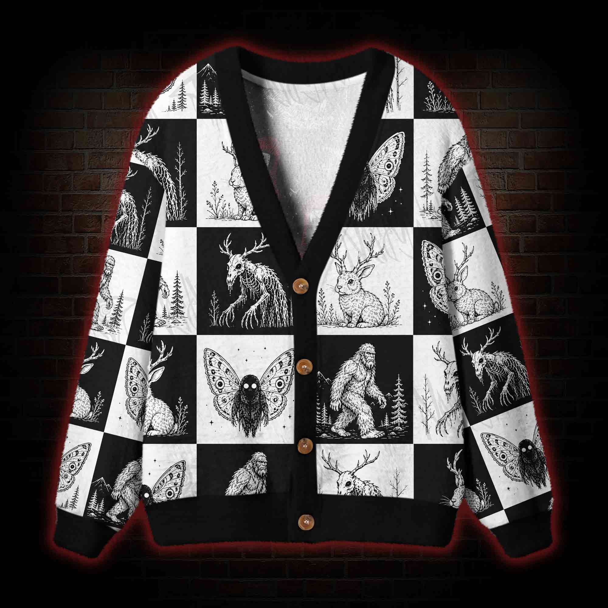 The Cryptid Files Cardigan Sweater