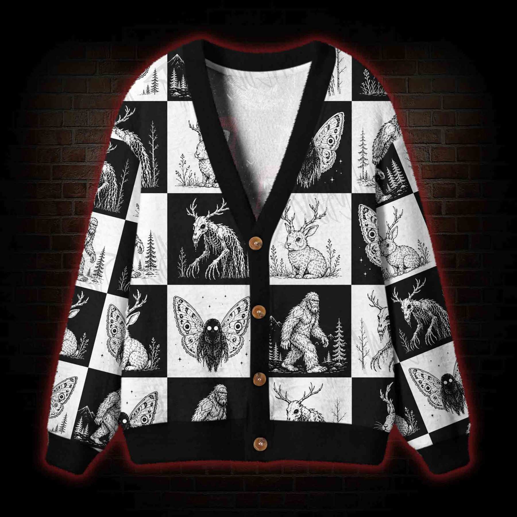 The Cryptid Files Cardigan Sweater