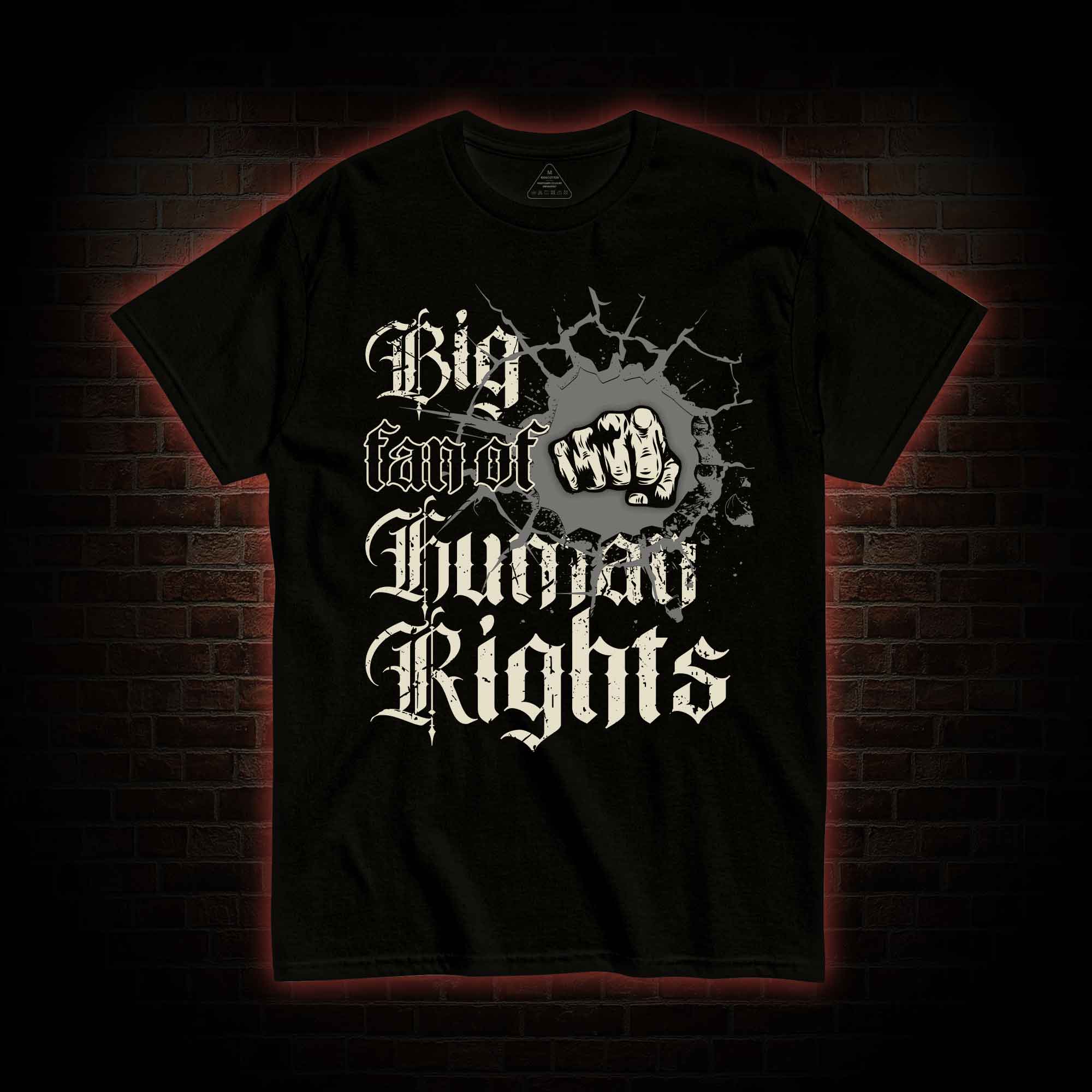 Vintage Big Fan of Human Rights T-shirt
