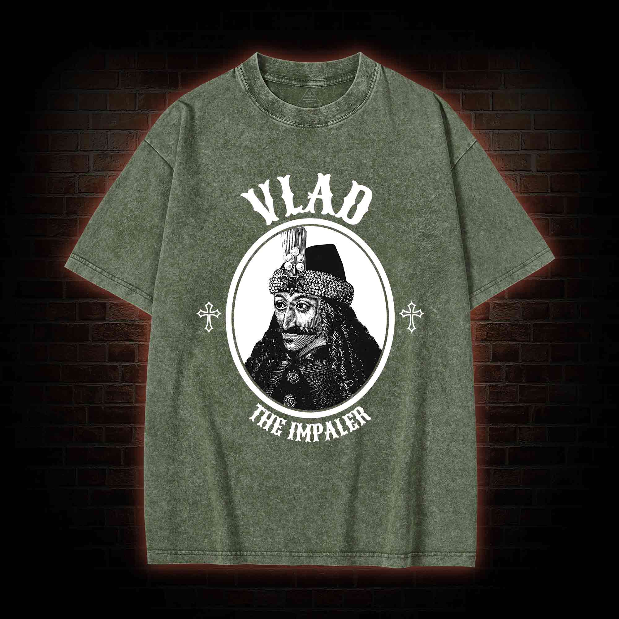Vlad The Impaler Washed T-shirt