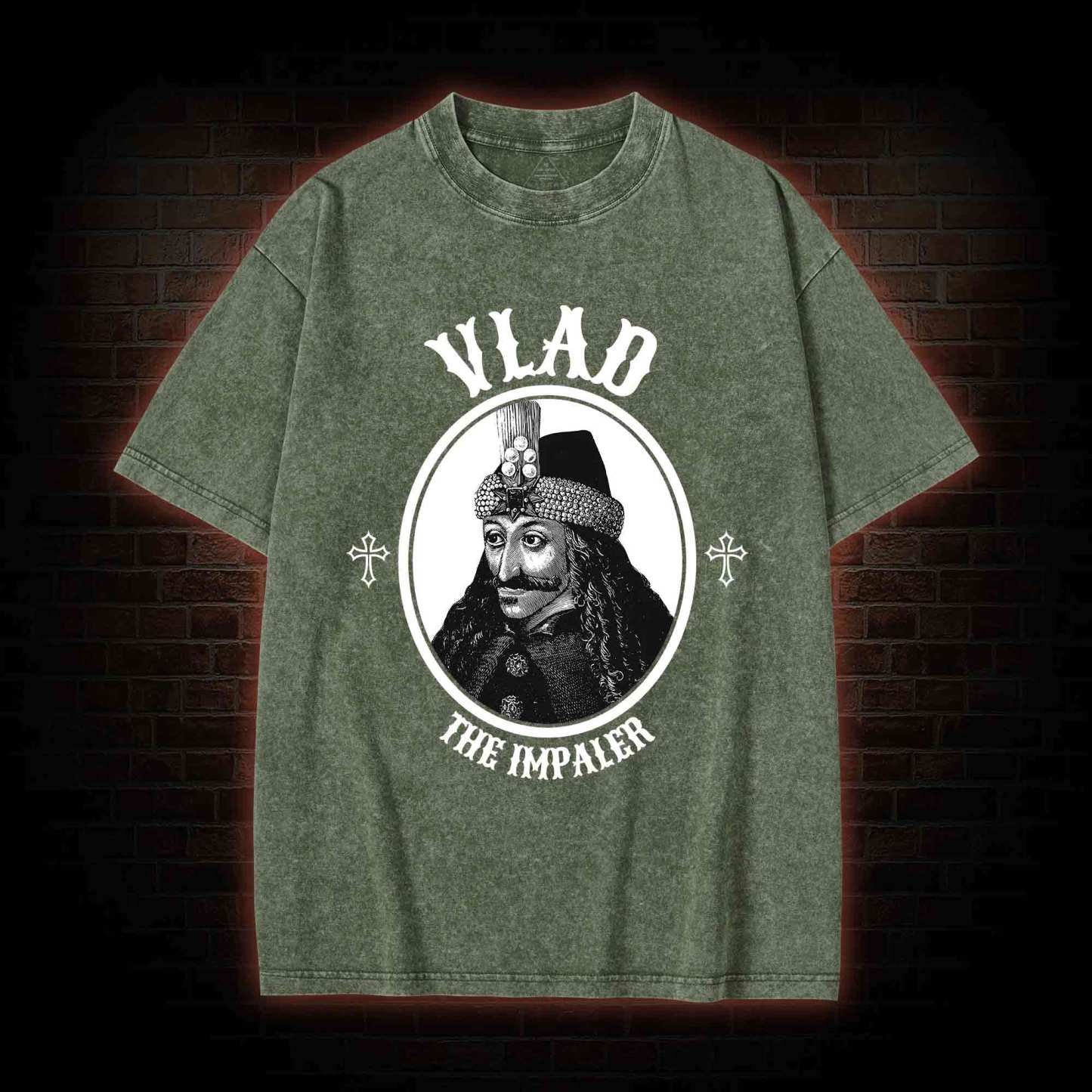 Vlad The Impaler Washed T-shirt