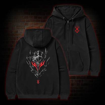 Swordsman Zipper Hoodie