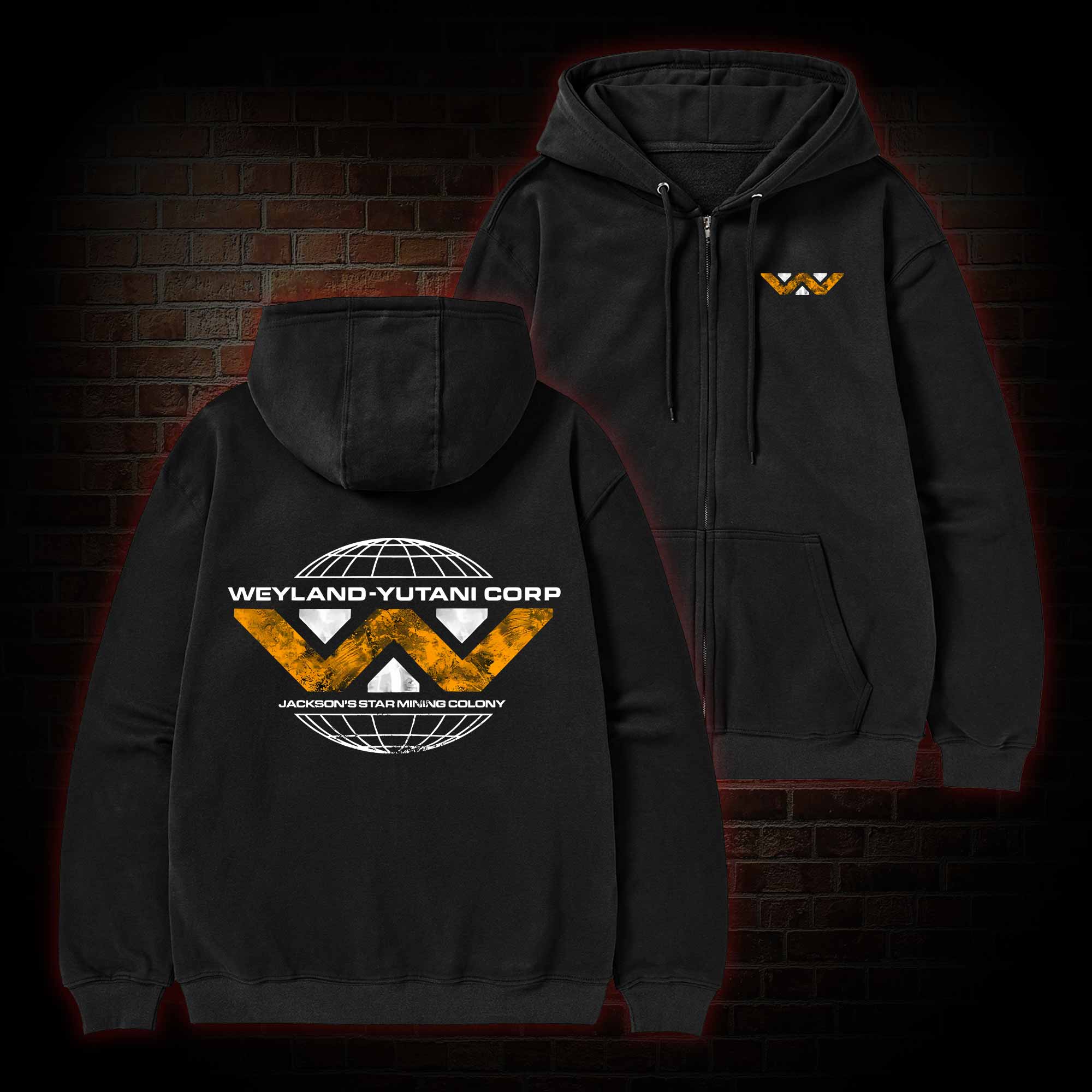 “Building Better World” Zipper Hoodie