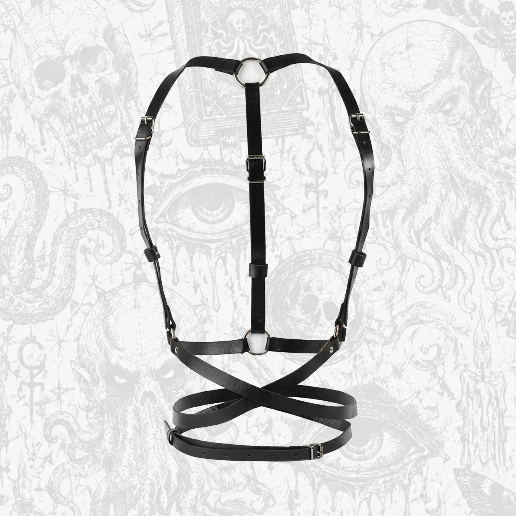 Fashion PU Leather Waist Chain Belt