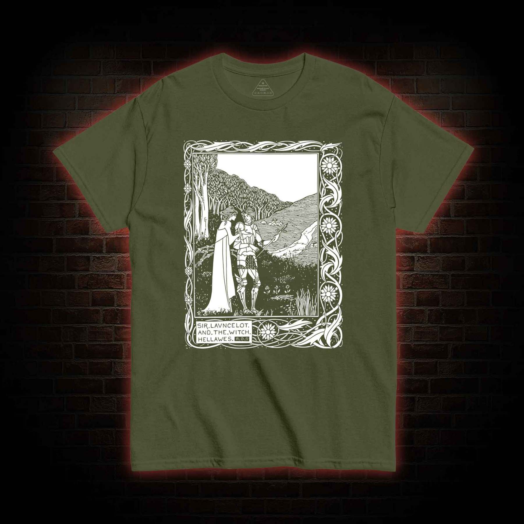 Sir Lancelot and the Witch Hellawes T-shirt 