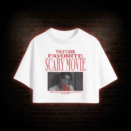 What's Your Favorite Scary Movie Crop Top