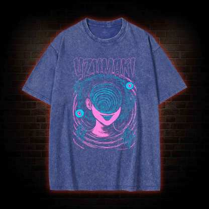 UZUMAKI Girl Washed T-shirt