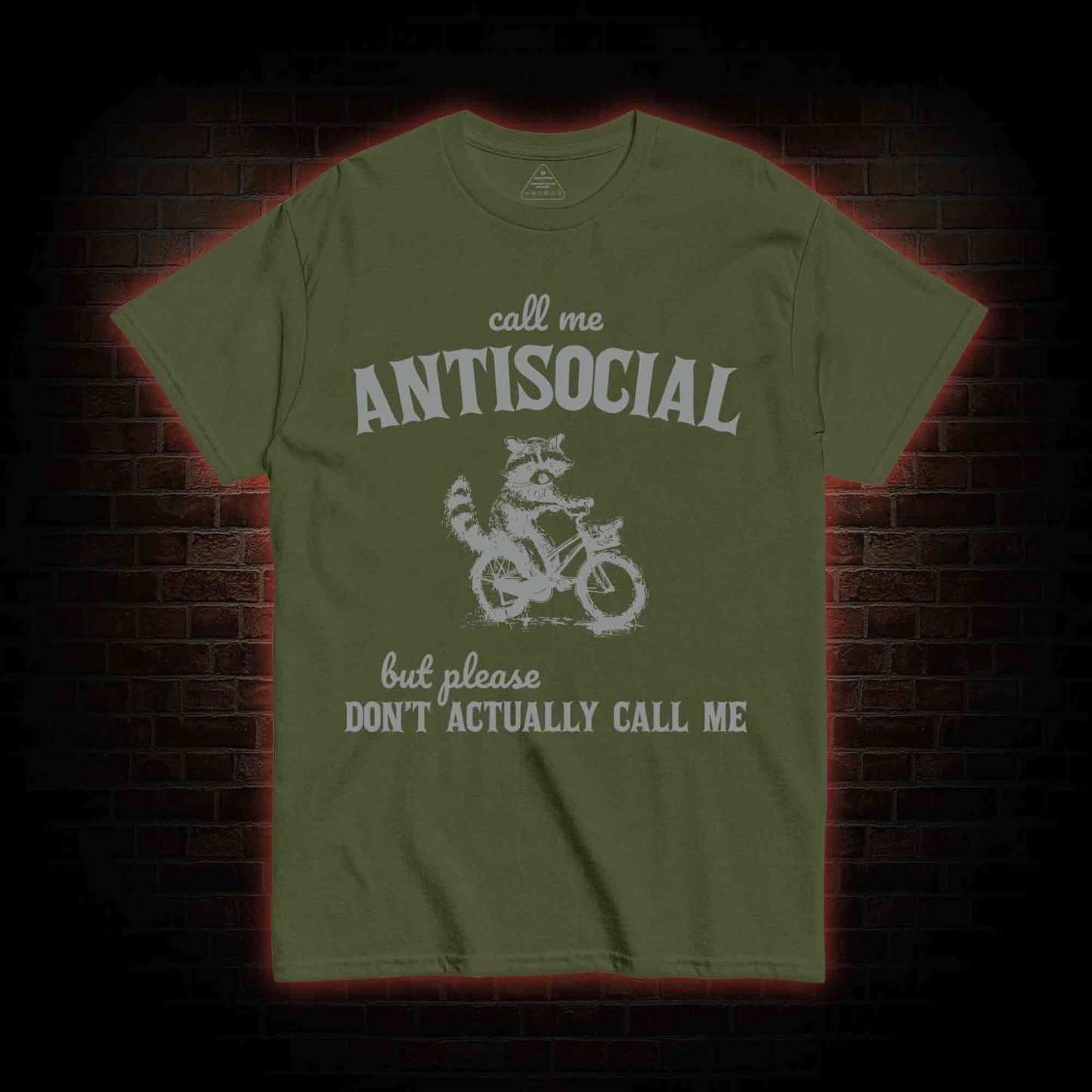Call Me Antisocial T-shirt
