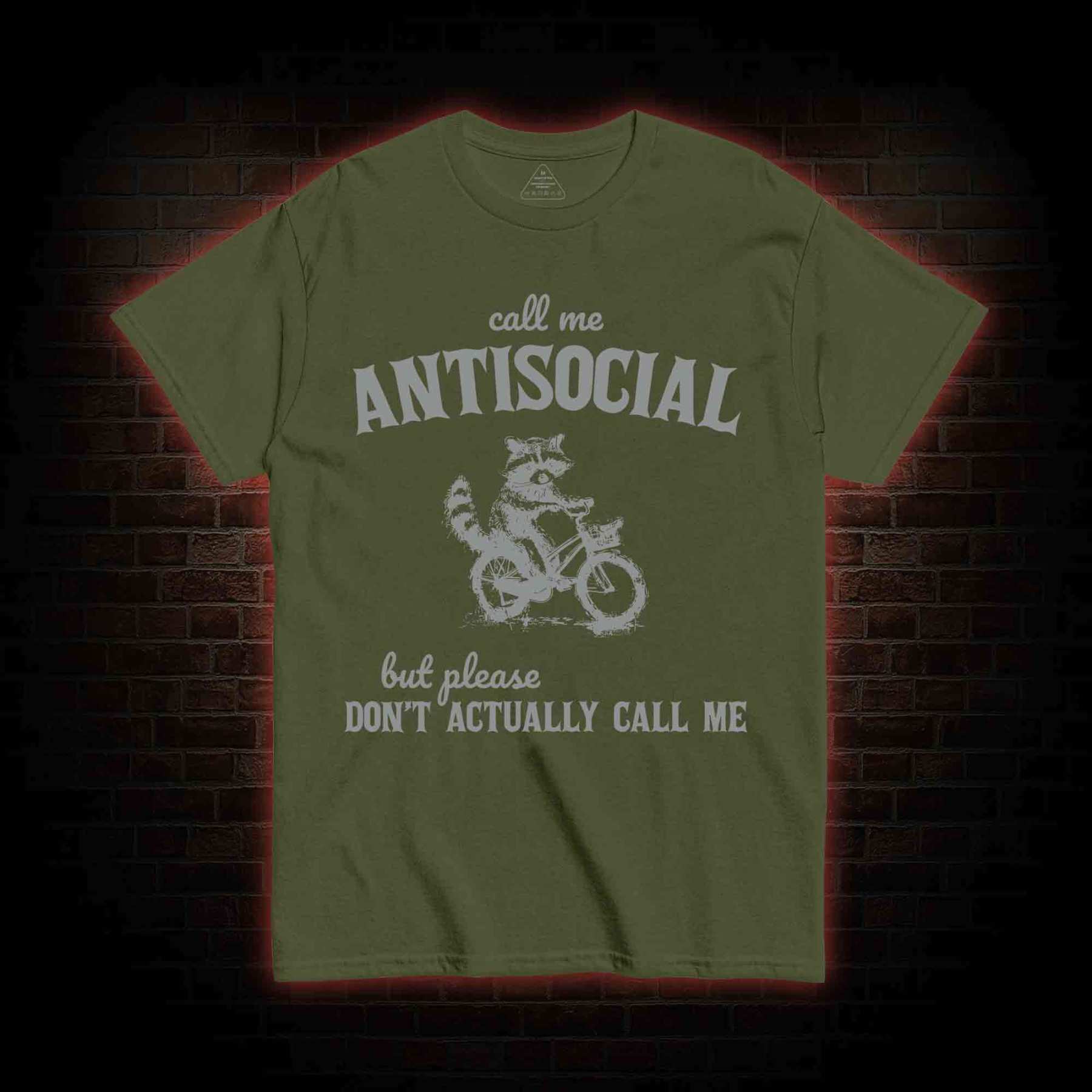 Call Me Antisocial T-shirt