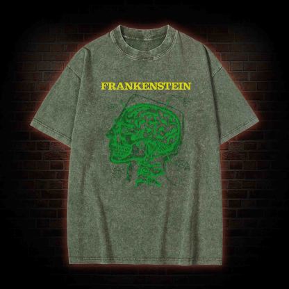 Frankenstein Inner Mind Washed T-shirt