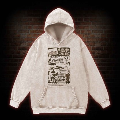  Aztec Mummy Washed Hoodie