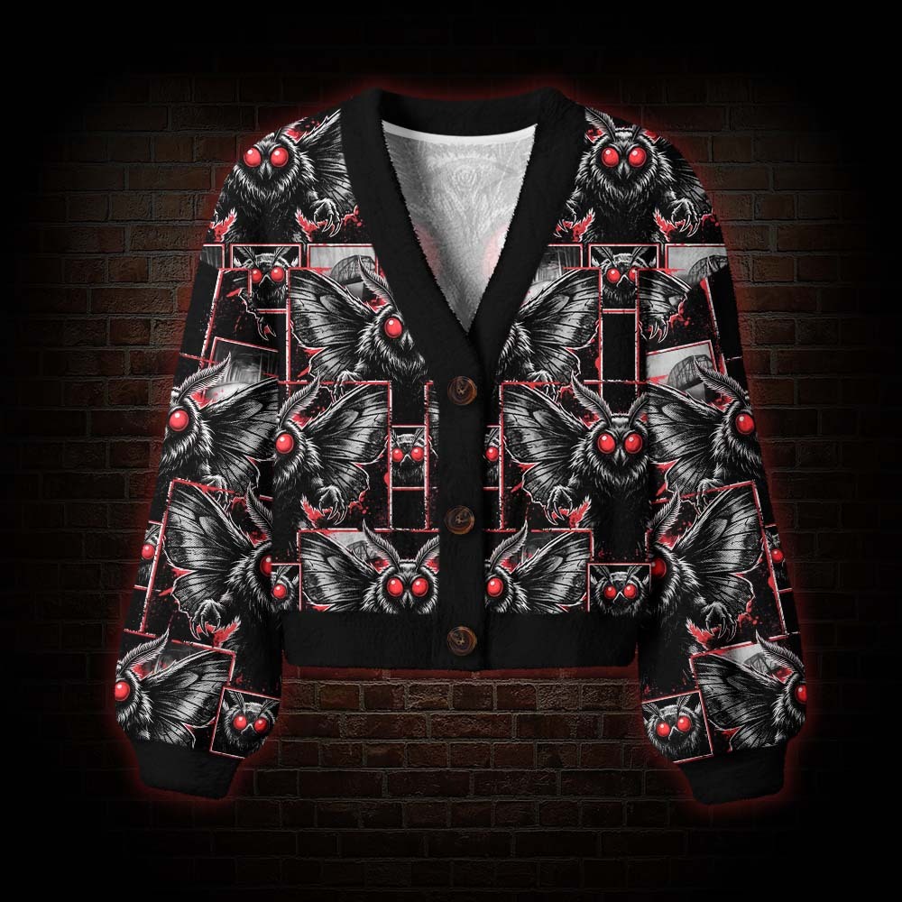 Mothman Gothic Women's Cardigan Sweater