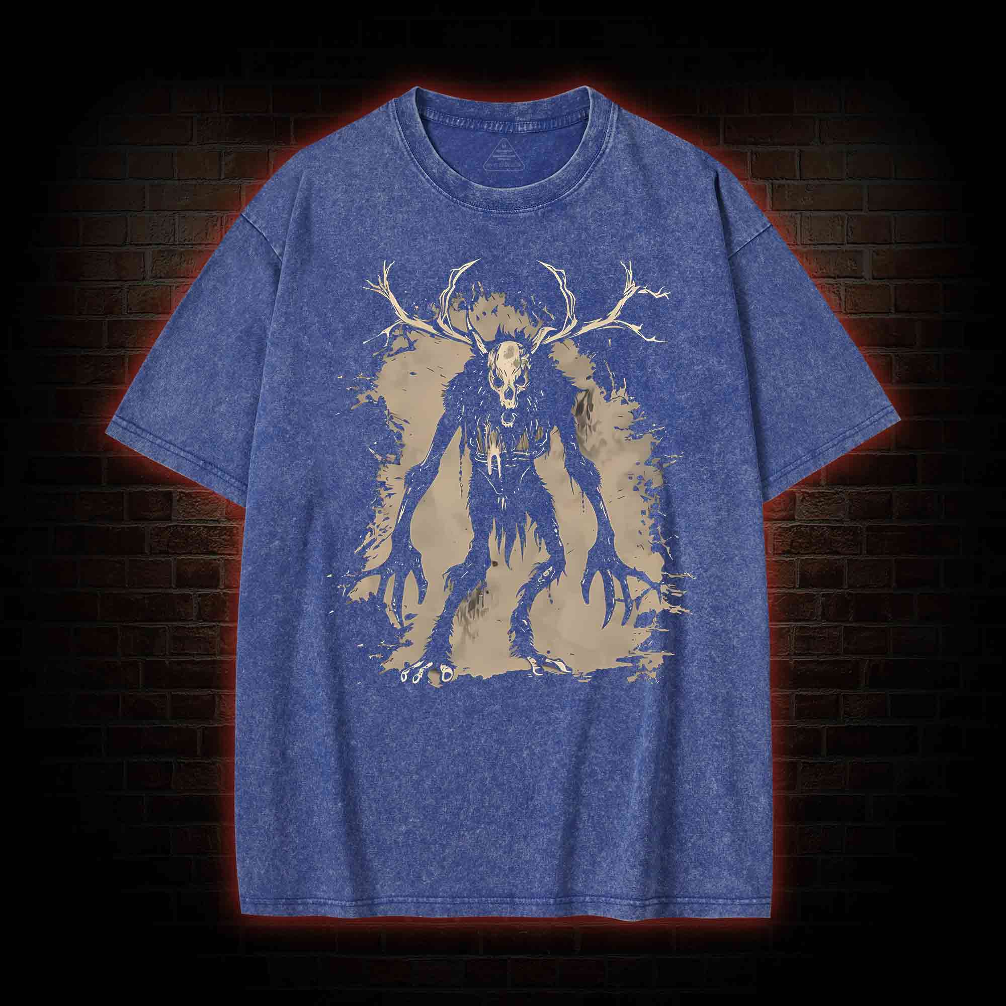Wendigo Monster Washed T-shirt