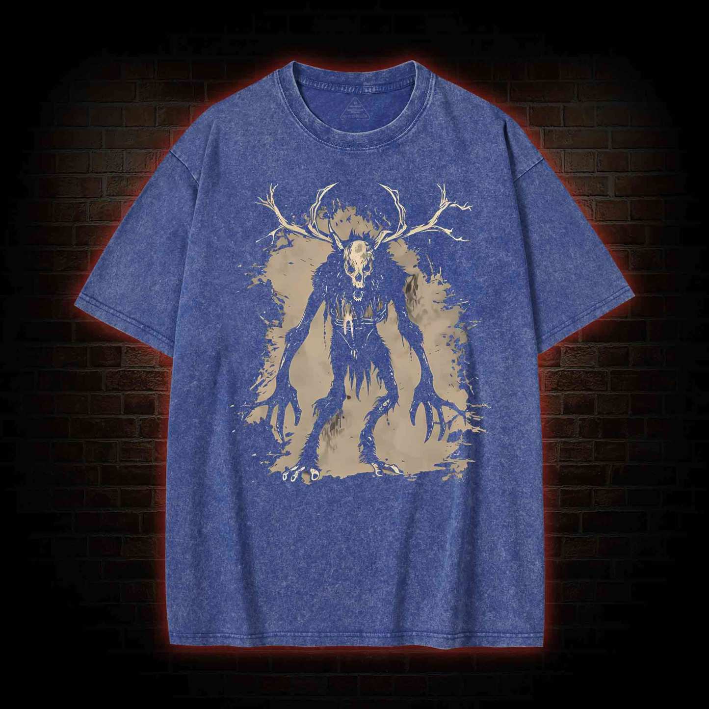 Wendigo Monster Washed T-shirt