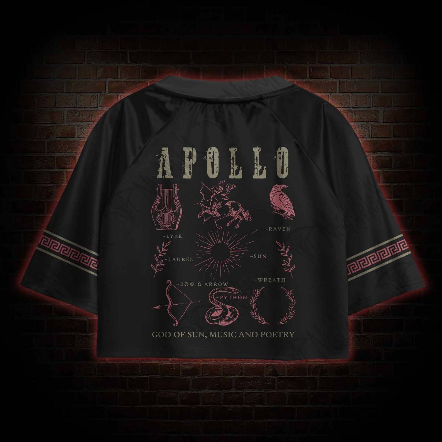 Apollo God of Oracles Greek mythology Crop Sports Jersey