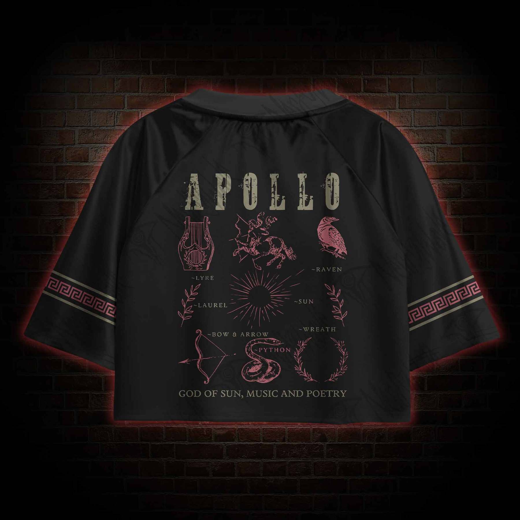 Apollo God of Oracles Greek mythology Crop Sports Jersey