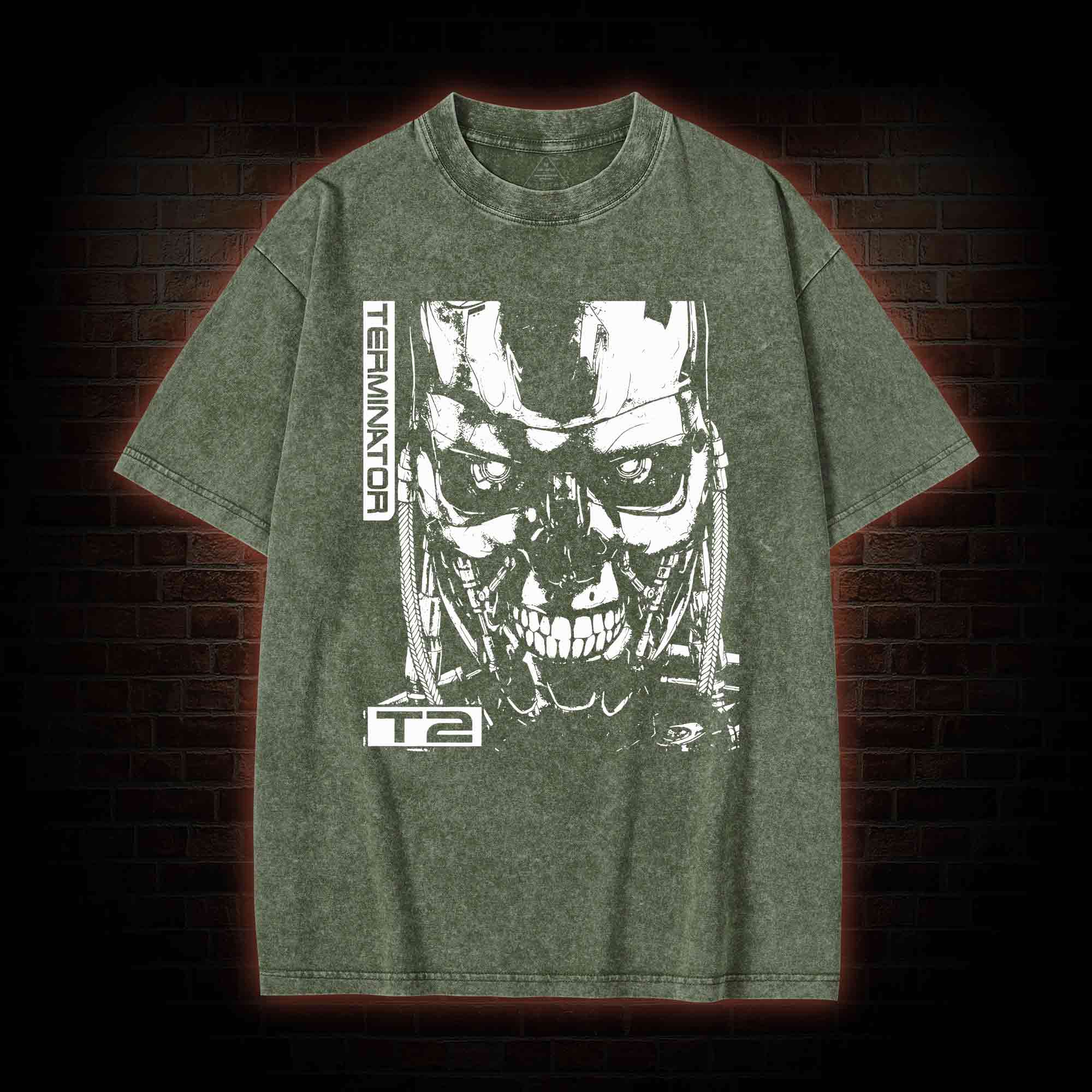 Terminator T2 Film Washed T-shirt