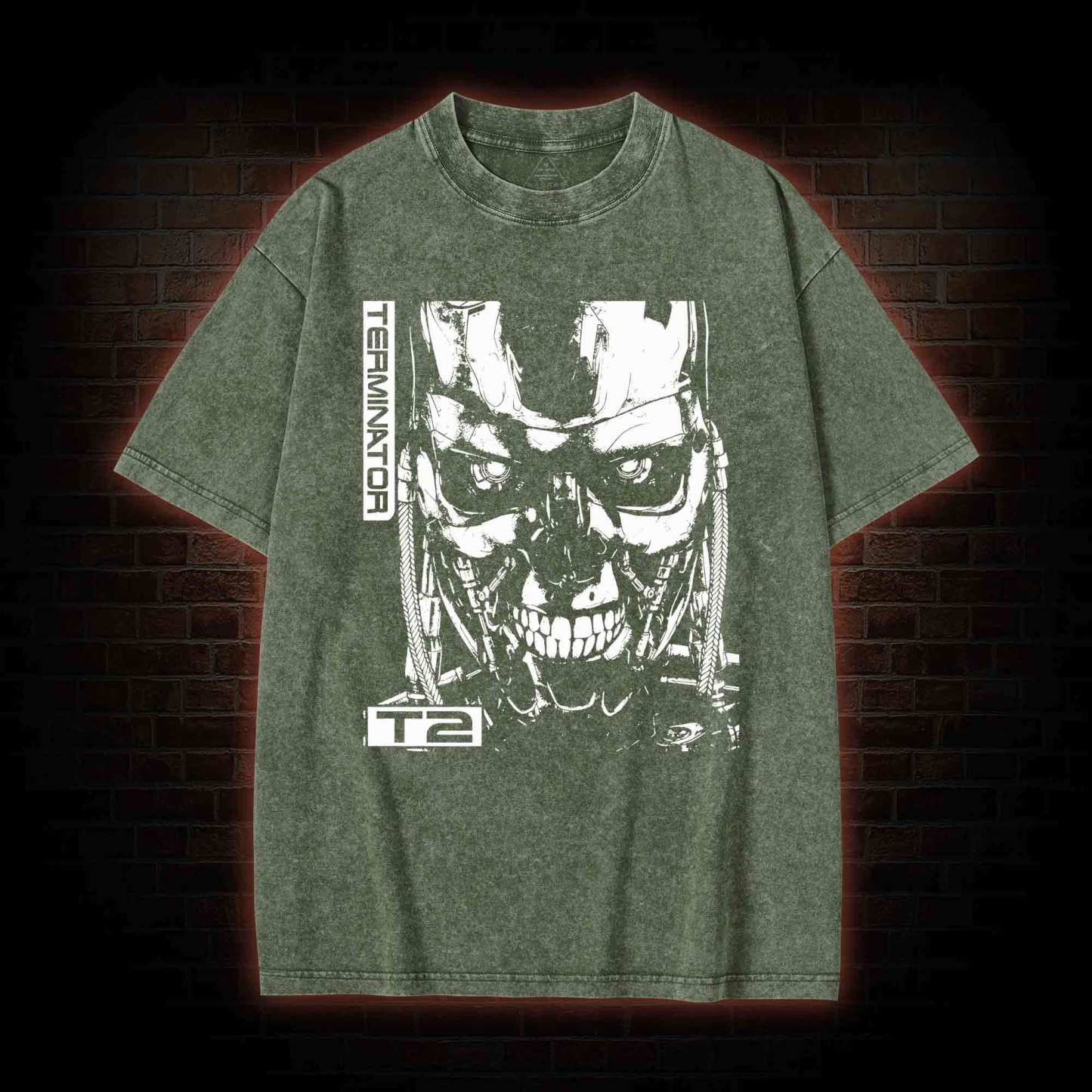 Terminator T2 Film Washed T-shirt