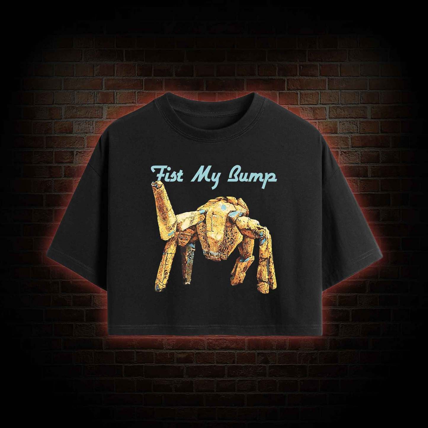 Fist My Bump Crop Top