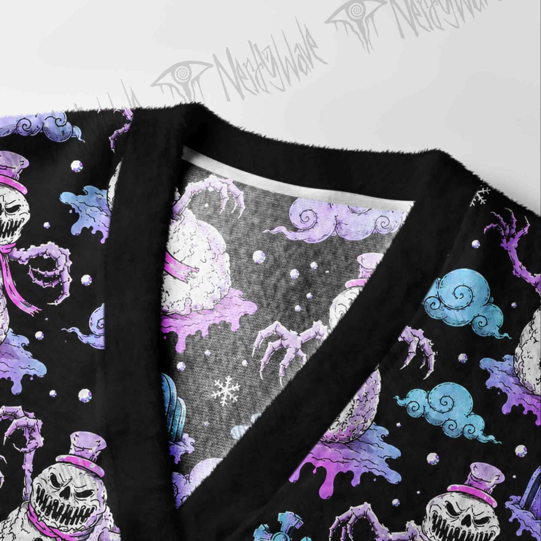 Sinister Snow Cardigan Sweater