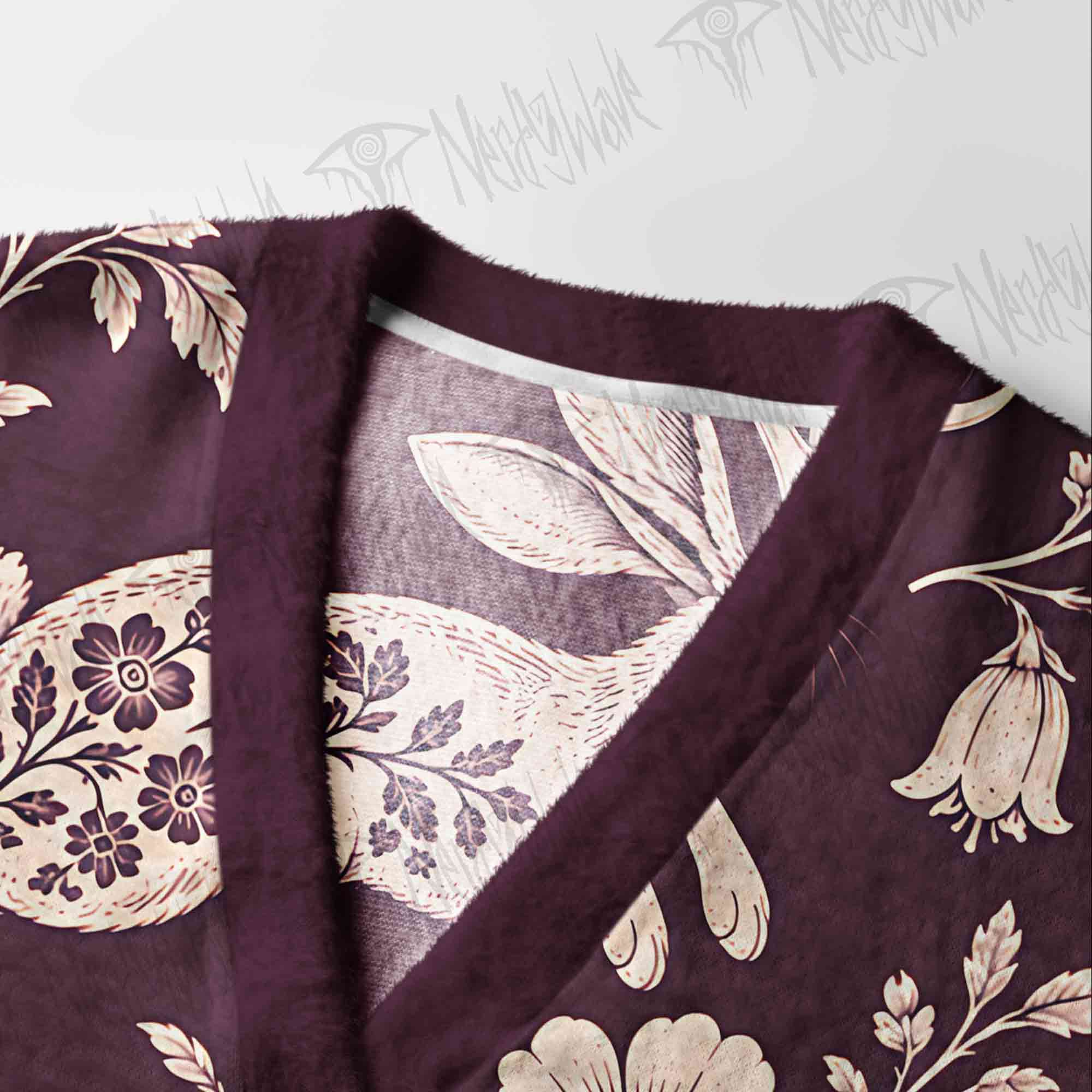 Moonlit Rabbit Garden Cardigan Sweater