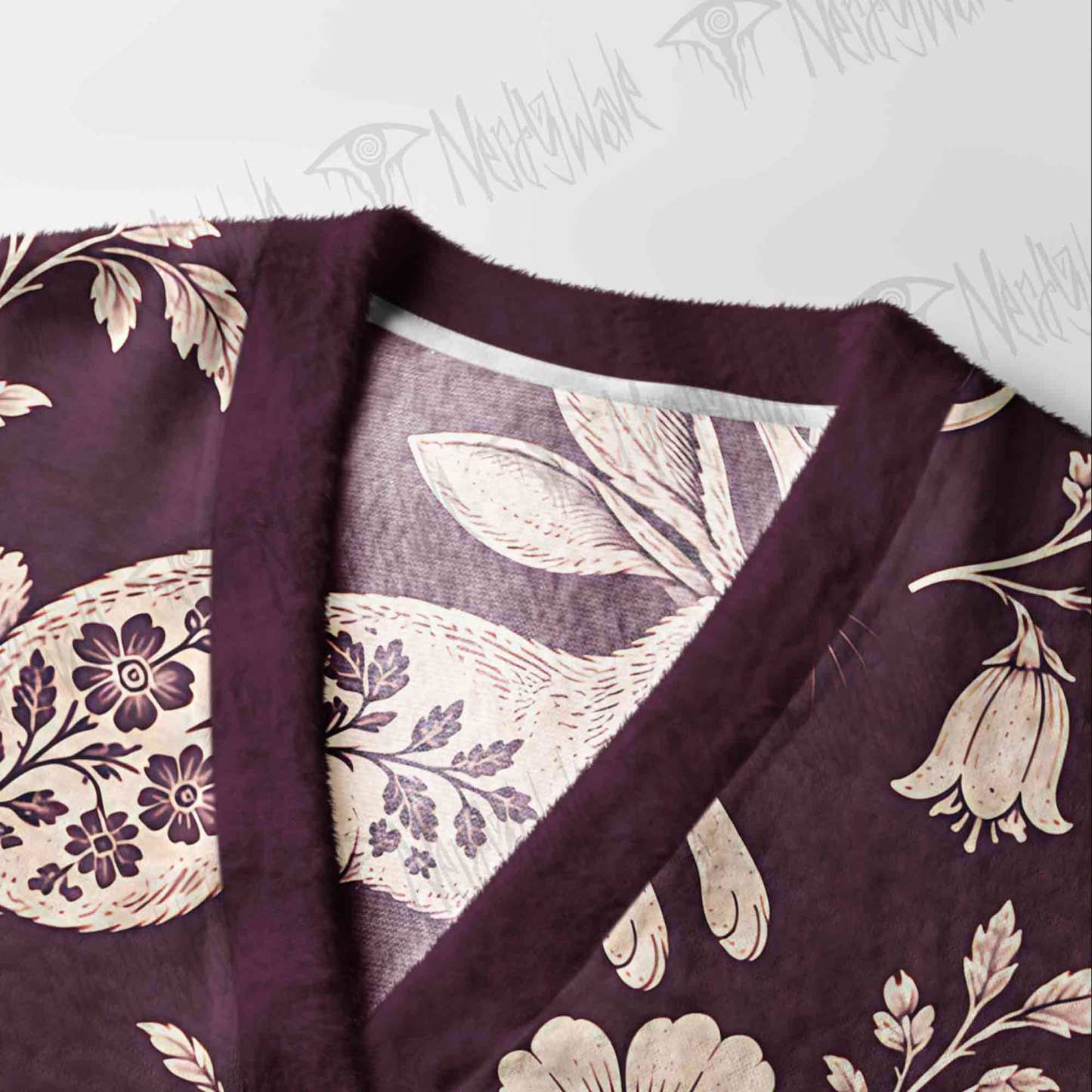 Moonlit Rabbit Garden Cardigan Sweater