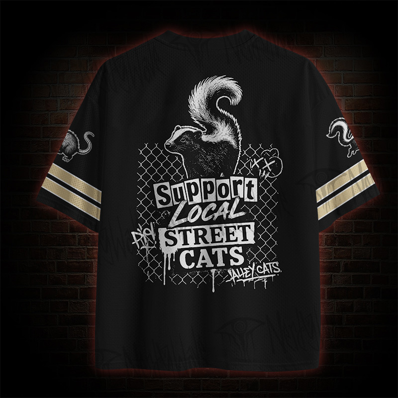 Support Local Street Cats Mesh Jersey