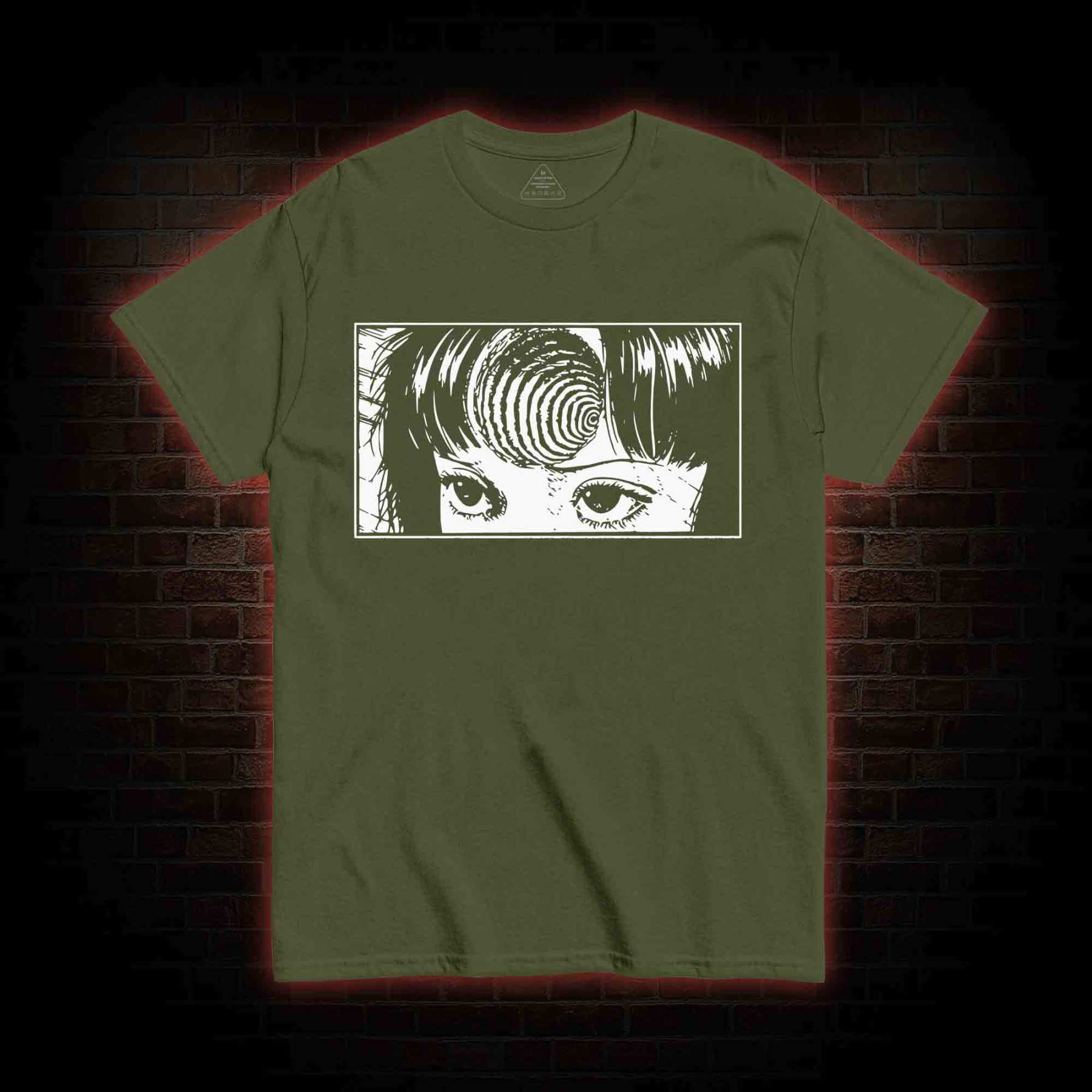 Creepy Girl Eyes, Spiral Horror Manga T-shirt