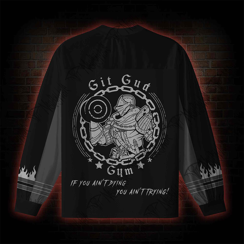 Git Gud Gym V-Neck Long Sleeve Jersey