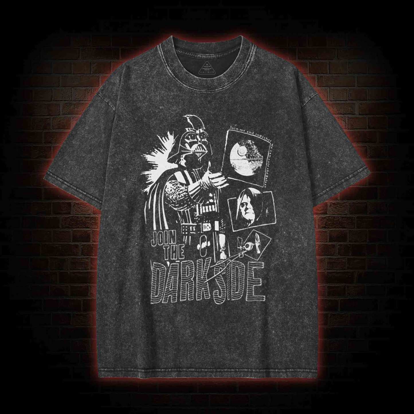Join The Darkside Graphic Washed T-shirt