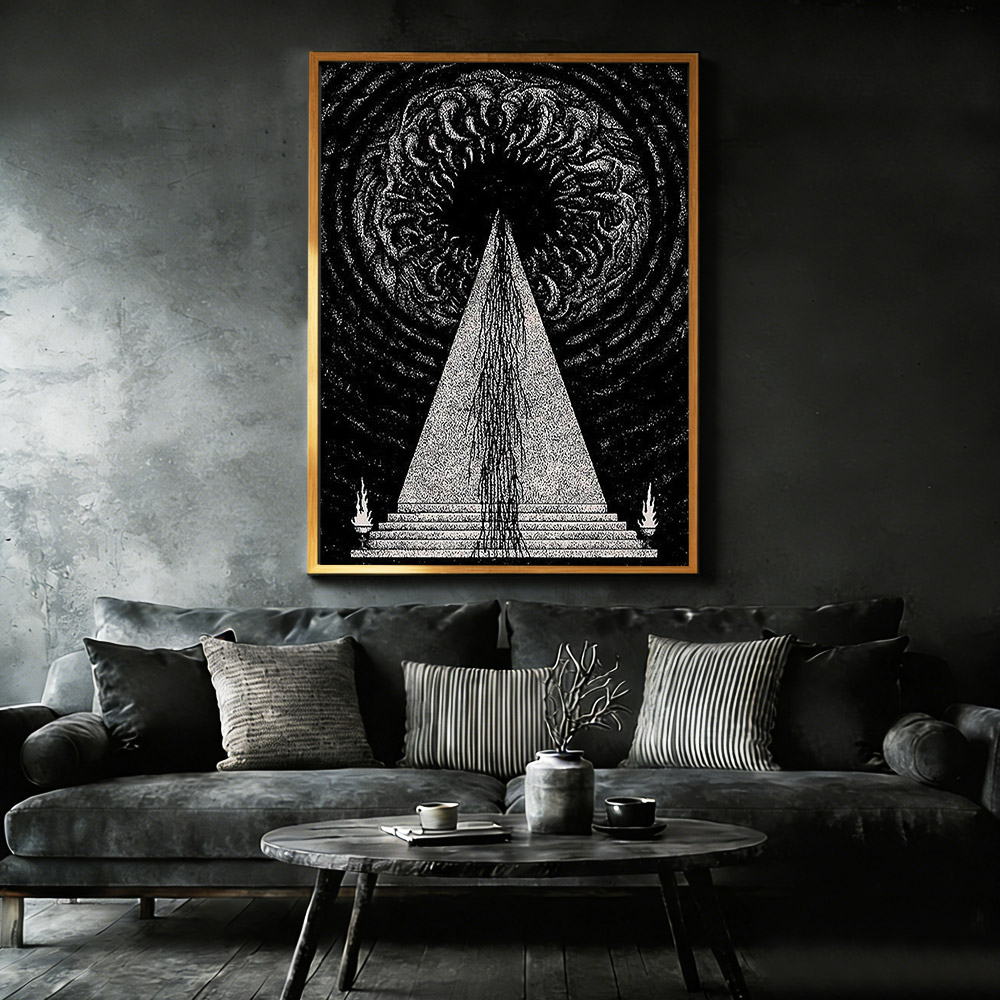 Azathoth Framed Canvas Print