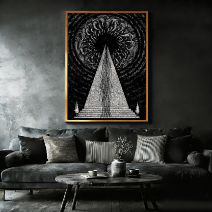 Azathoth Framed Canvas Print