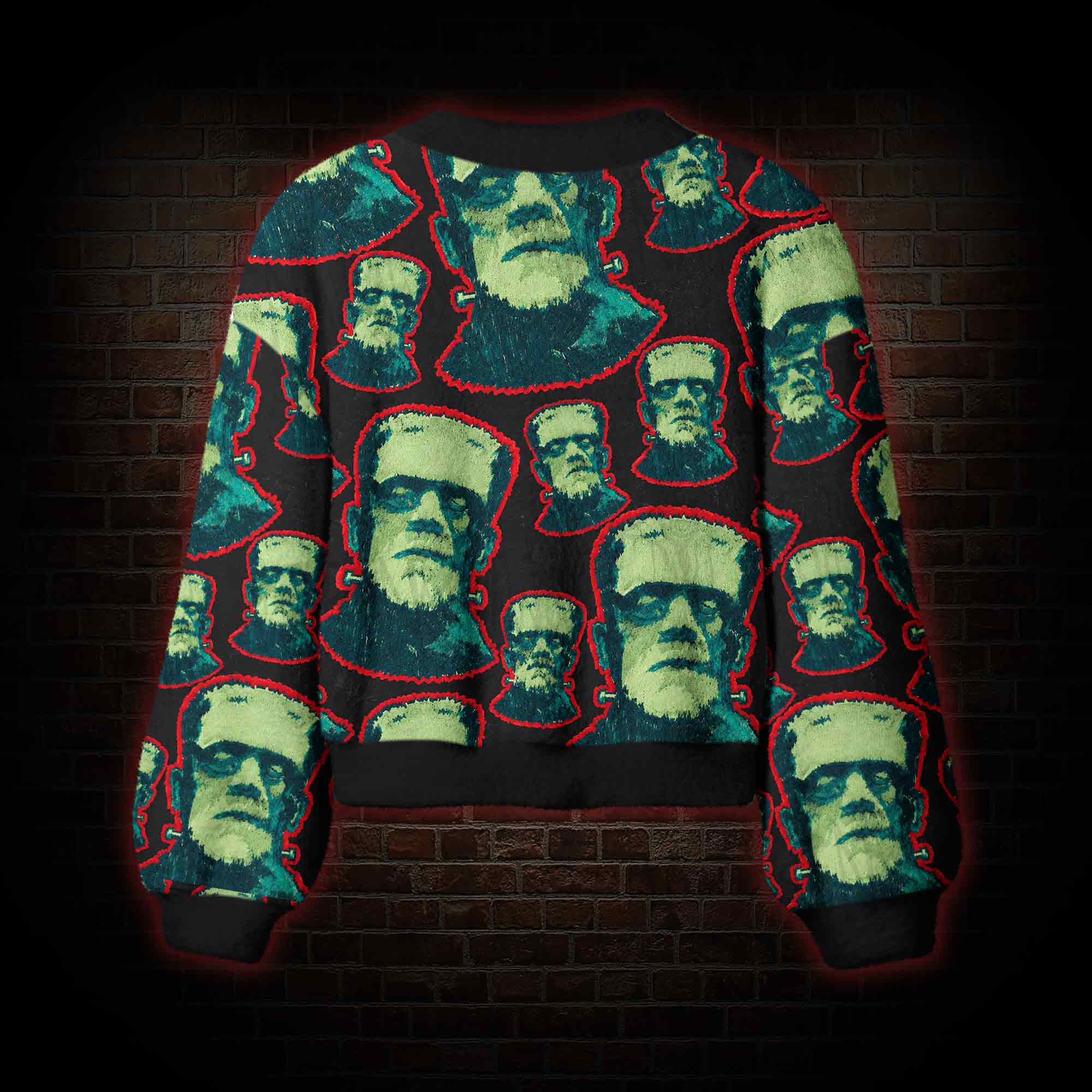 Vintage Frankenstein Women's Cardigan Sweater