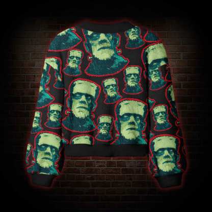 Vintage Frankenstein Women's Cardigan Sweater