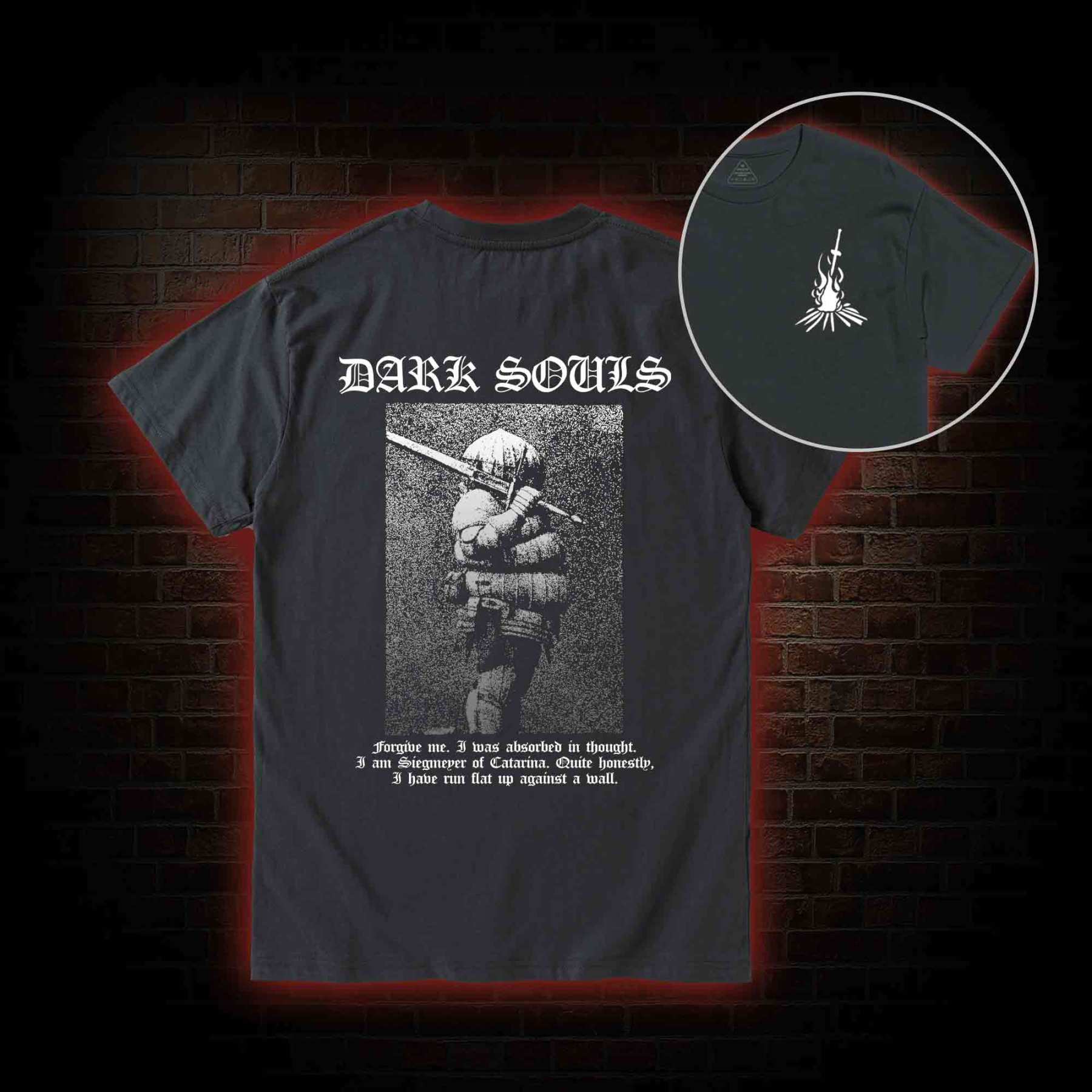 Onion Knight Back Print T-Shirt