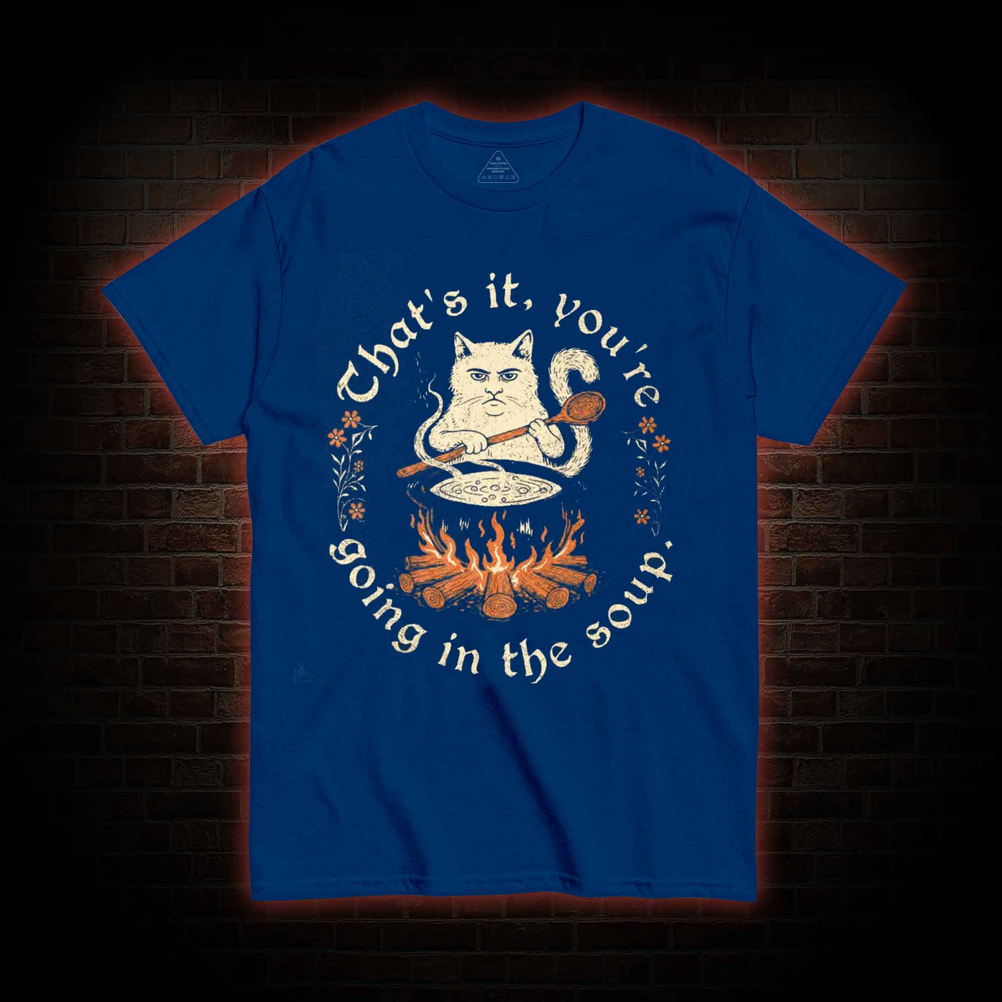 Weird Medieval Cat T-shirt