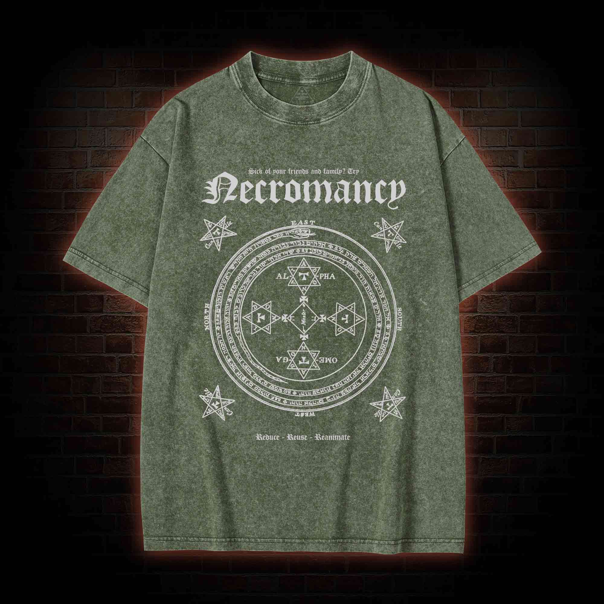 Necromancy Washed T-shirt