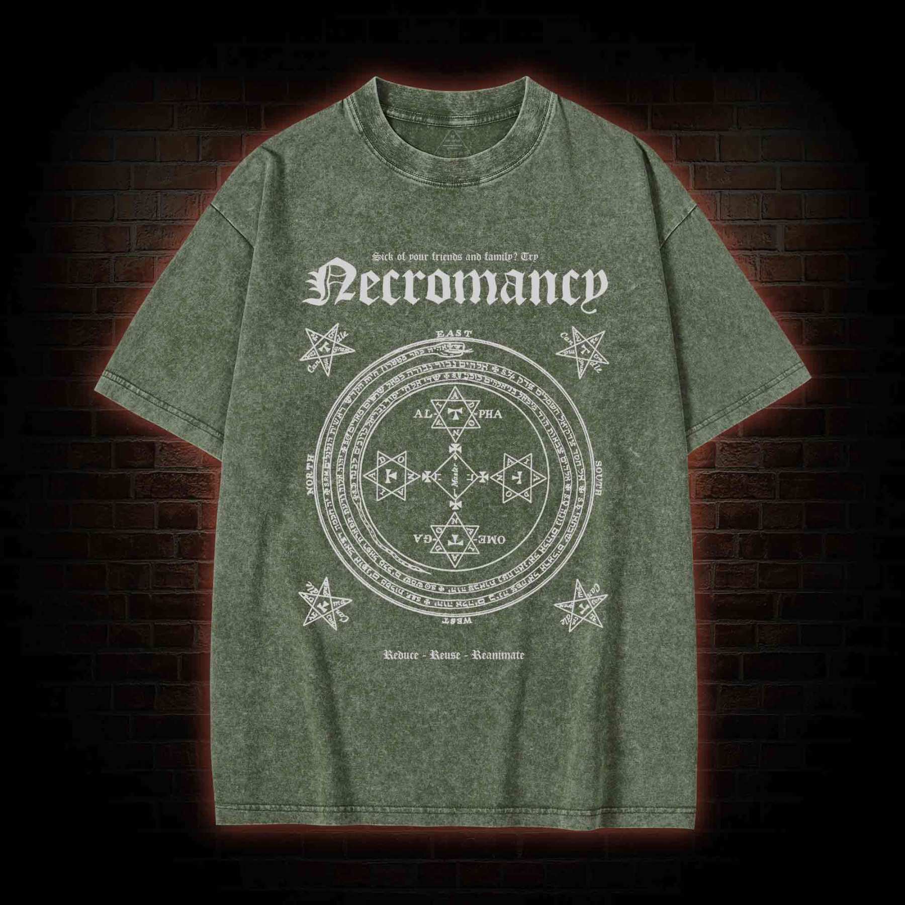 Necromancy Washed T-shirt