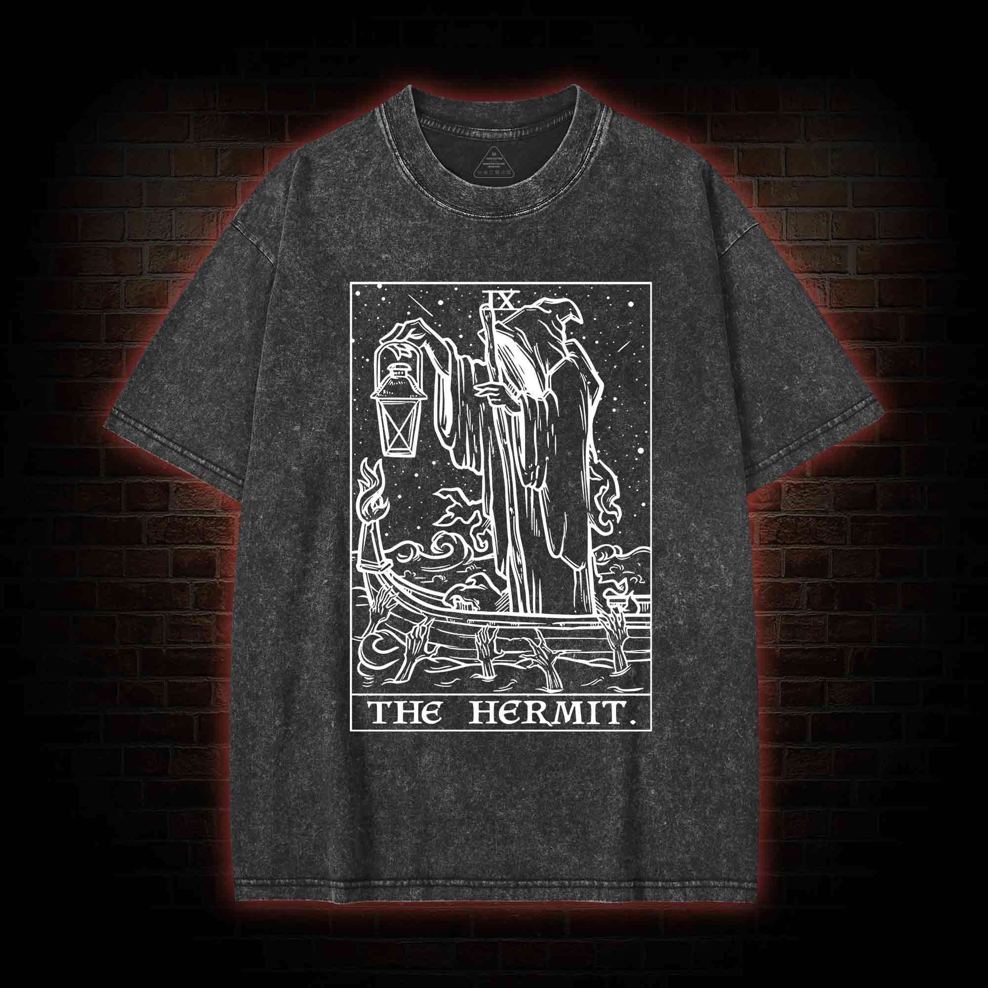 The Hermit  Washed T-shirt
