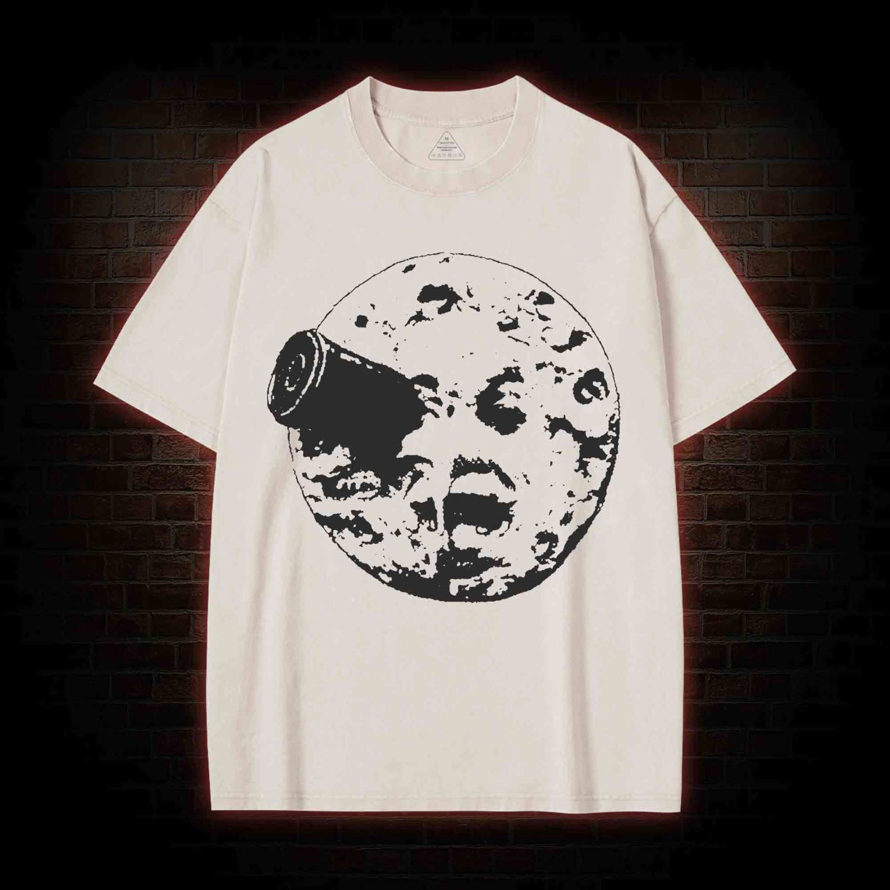 A Trip To The Moon 1902 Washed T-shirt