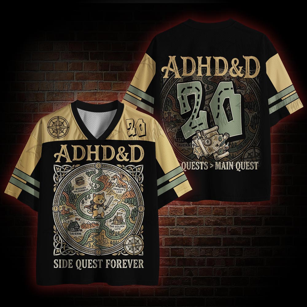Side Quests Main Quest Mesh Jersey