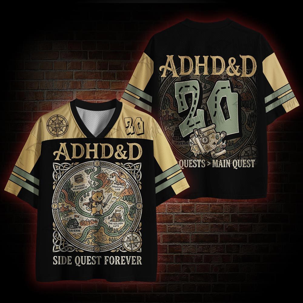Side Quests Main Quest Mesh Jersey