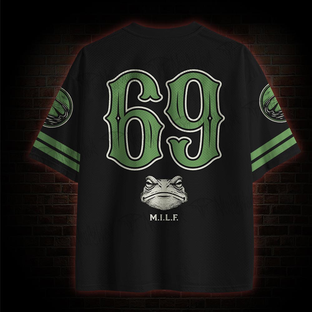 Man I Love Frogs MILF Mesh Jersey