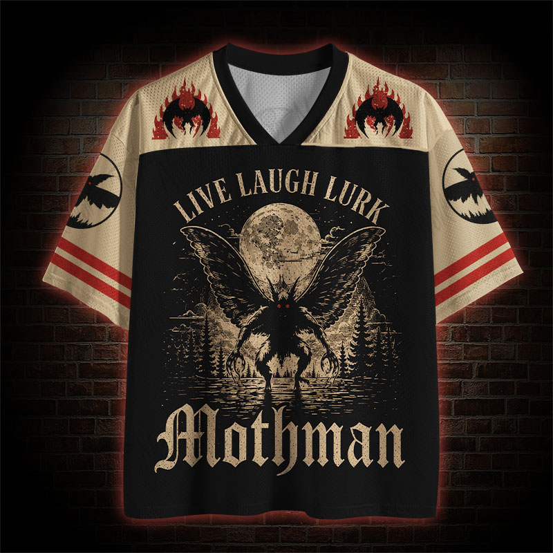 Live Laugh Lurk Mothman Mesh Jersey