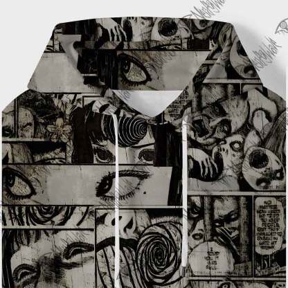 Eyes of Horrors All Over Print Scuba Hoodie